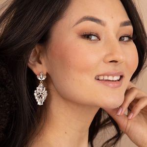 Never Worn! Olive + Piper Silver Dakota Drops